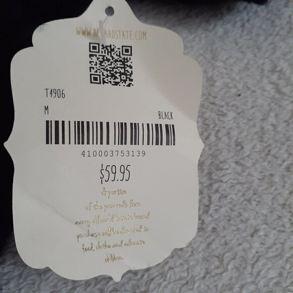 Altar'd State NWT Women's Junior's Size Medium Black Cropped Eyelash Sweater - Picture 4 of 11